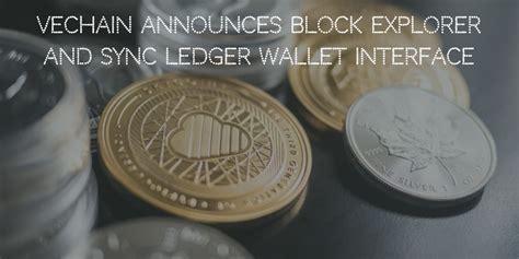 VeChain Announces New Official Block Explorer And Sync Ledger Wallet ...