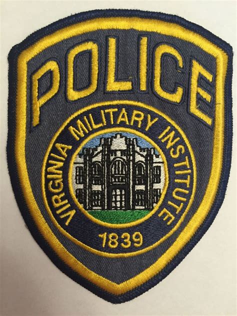 Virginia Military Institute University College School Virginia VA Police Patch | Police patches ...