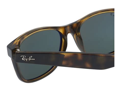 Ray-Ban RB2132 New Wayfarer Polarized 55mm at Zappos.com