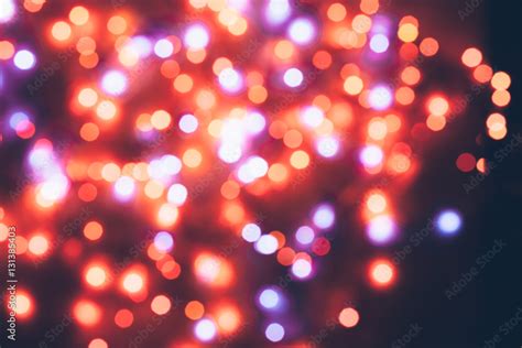 Abstract Christmas lights Stock Photo | Adobe Stock