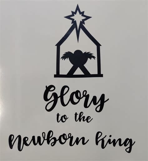 Glory to the Newborn King – Stickers van Jen