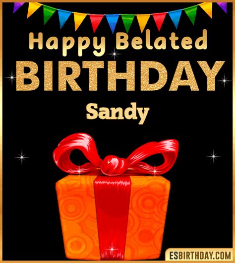 Happy Birthday Sandy GIF 🎂 Images Animated Wishes【28 GiFs】