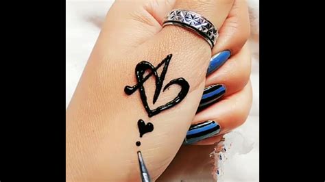 Stylish A Letter Tattoo Designs On Hand | Makeubynurul