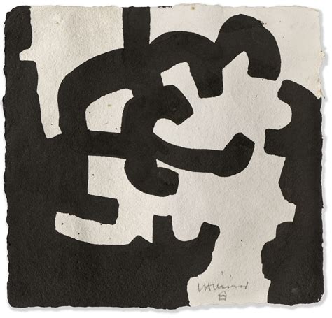 Eduardo CHILLIDA (1924-2002), dibujo tinta , 1973 | David Lévy