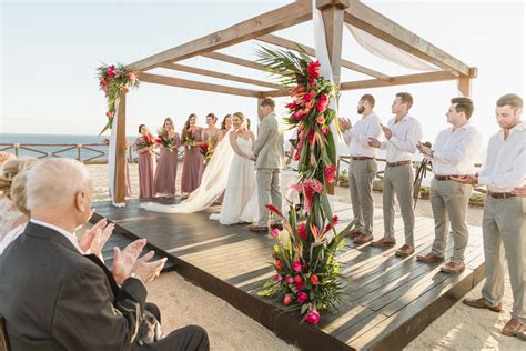 FUN BEACH WEDDING AT HACIENDA ENCANTADA LOS CABOS