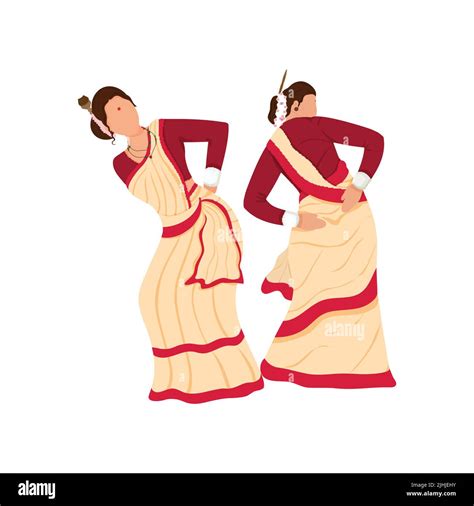 Bihu dance vector vectors hi-res stock photography and images - Alamy