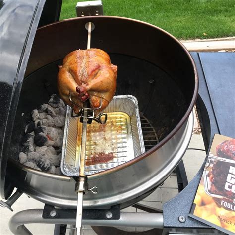 How To Rotisserie Grill a Chicken on a Weber Kettle | Grill Girl Recipe