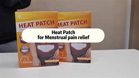 Self Heating Womb Warmer Patch Menstrual Cramps Heat Waist Back Pain Relief Patch Heat Pad Patch ...