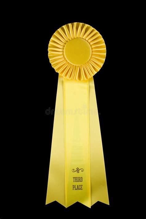 Third place ribbon stock image. Image of ribbon, sports - 32843129