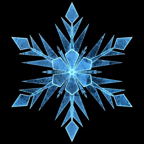 Elsa's Snowflake V2.0 by me (Tell me any ideas you have for improving it.) : r/Frozen