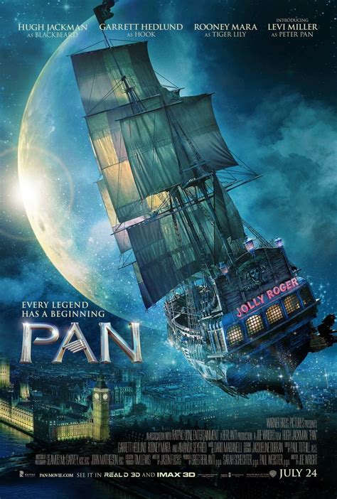 New Trailer for PAN Starring Hugh Jackman, Garrett Hedlund and Rooney Mara | The Entertainment ...