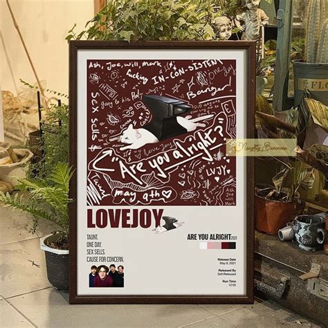 Lovejoy Posters / Are You Alright? Poster / Album Cover Poster / Poster ...