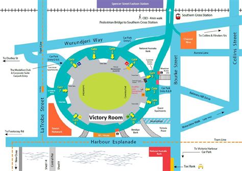 Marvel Stadium Parking Map