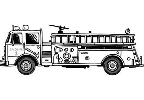 Print & Download - Educational Fire Truck Coloring Pages Giving Three in One Benefit