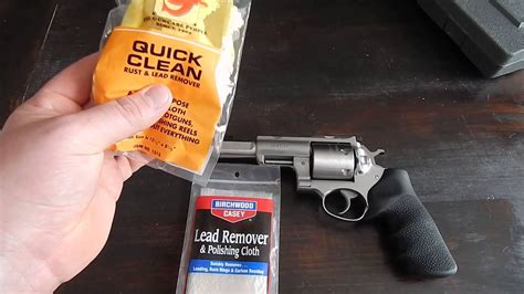 Review of Birchwood Casey Lead Remover Cloth for Revolver Burn Rings - YouTube