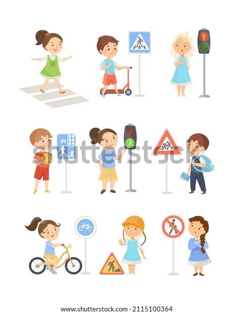 Kids Traffic Rules Photos, Images and Pictures