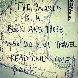 It's Travel Tuesday! Here's one of my personal favorite travel quotes! www.captainstravelclub ...