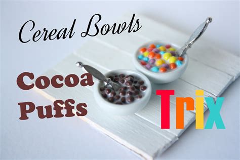 Toni Ellison: Cereal Bowls: Cocoa Puffs & Trix