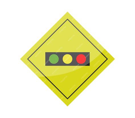 Premium Vector | Caution sign road