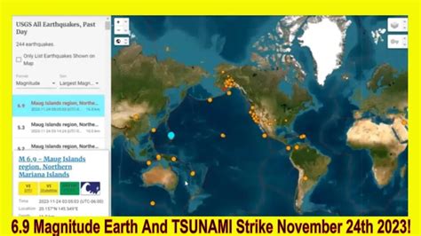 6.9 Magnitude Earth And TSUNAMI Strike November 24th 2023!