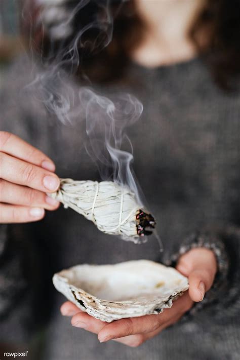 Woman burning sage smudge to cleanse the house | premium image by rawpixel.com / Karolina ...