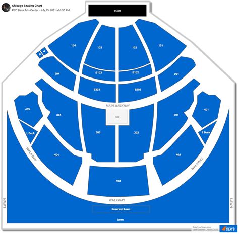 PNC Bank Arts Center Seating Chart - RateYourSeats.com