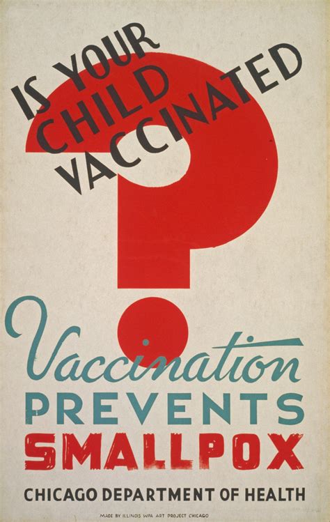 Vintage Vaccination Poster Free Stock Photo - Public Domain Pictures