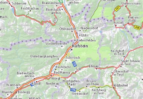 MICHELIN Kufstein map - ViaMichelin