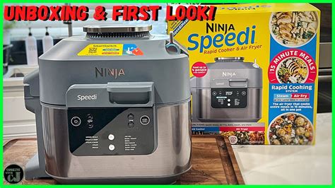 ALL NEW NINJA SPEEDI RAPID COOKER AND AIR FRYER! Unboxing and First ...