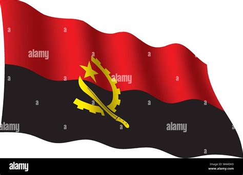 Angola flag, vector illustration Stock Vector Image & Art - Alamy