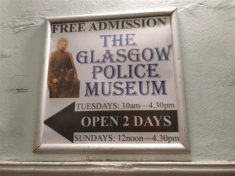 Mainly Museums - The Glasgow Police Museum