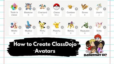 How to Create ClassDojo Avatars - YouTube