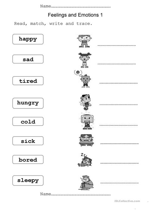 Feelings and emotions worksheet - Free ESL printable worksheets made by ...