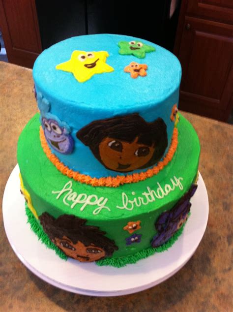 Dora Birthday Cake - CakeCentral.com