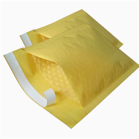 China Hot Yellow Colored Jiffy Padded Bubble Envelope with PE Bbbule - China Kraft Bubble ...