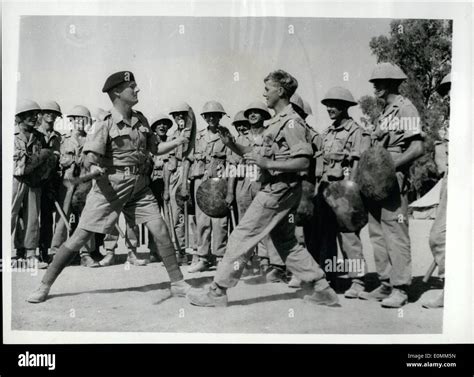 Oct. 10, 1955 - British troops in Cyprus issued with Baton and shields ...