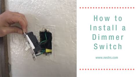 How to Install a Dimmer Switch | Nestrs