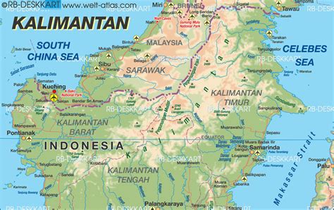 Interpretasi Peta Pulau Kalimantan - Spot Log