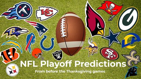 NFL 2021-2022 Playoff Predictions (Made before Week 12) - YouTube