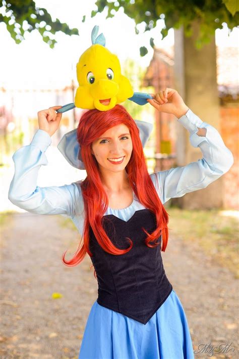 Ariel and Flounder by DollsForMyUme on DeviantArt