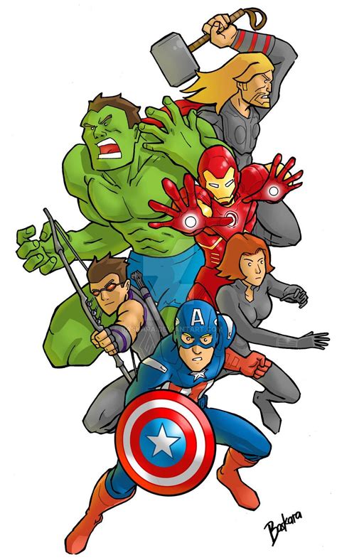 Avengers Cartoon Wallpapers - Top Free Avengers Cartoon Backgrounds ...