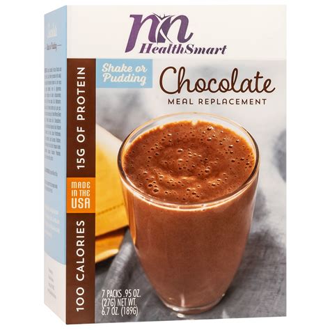 HealthSmart - High Protein Meal Replacement Shake - Chocolate - 15g ...