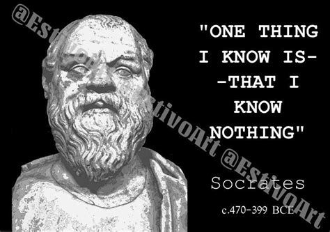 Socrates, I Know Nothing Quote, SVG/PNG - Etsy