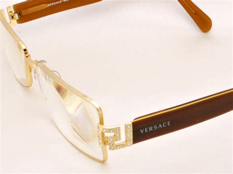 Ulugtekin VERSACE Eyeglasses Gold Filled Frame Tortoise Temples With CASE ! | Versace eyeglasses ...