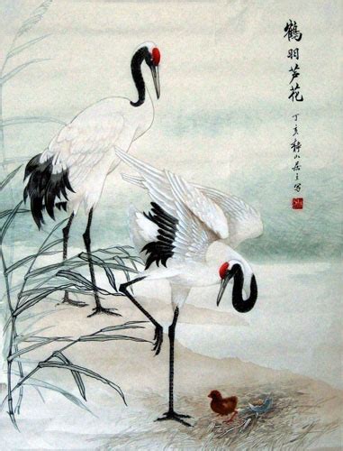 Chinese Crane Painting 4700005, 50cm x 65cm(19〃 x 26〃)