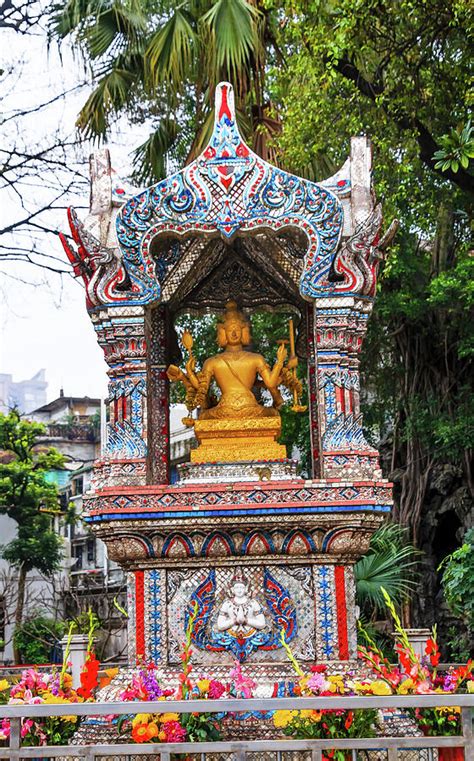 Buddhist Many Faced Buddha Shrine Photograph by William Perry - Fine Art America