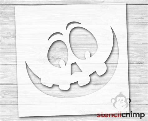 Goofy Pumpkin Stencil Halloween Stencil Trick or Treat - Etsy Canada