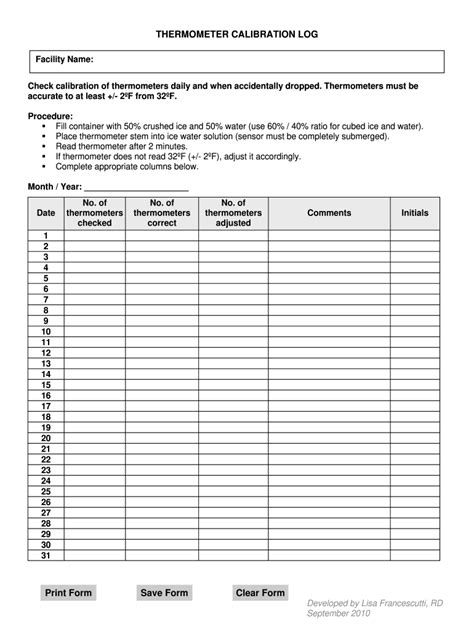 Thermometer Calibration Log PDF: Complete with ease | airSlate SignNow