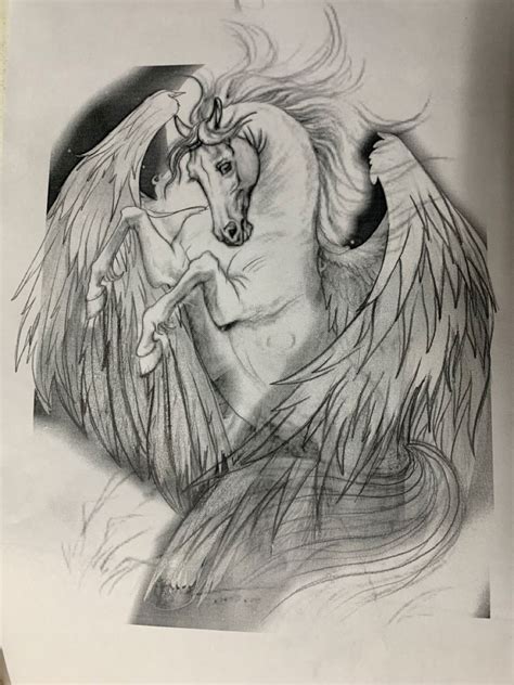 Angel Wings Art, Greek Mythology Tattoos, Pegasus Unicorn, Unicorn ...