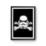 Stormtrooper Star Wars Skull Crossbones Pirate Poster